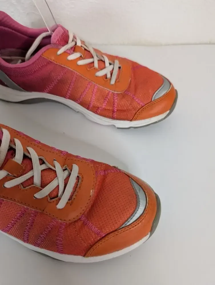 Vionic Alliance Walking‎ Sneakers Womens Shoe Size 8 Comfort Pink Orange 1st Ray